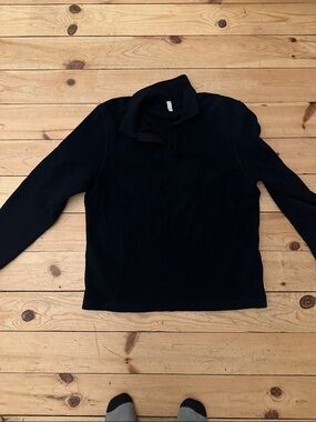 046517 Trip in a bag Men's Navy Fleece Sweater